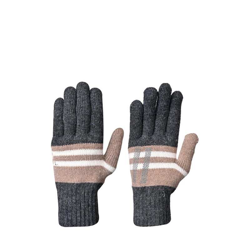 LOOM LEGACY Men Striped Winter Gloves