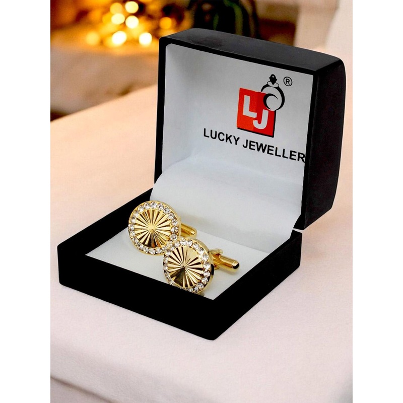 LUCKY JEWELLERY Men Embellished Cufflink