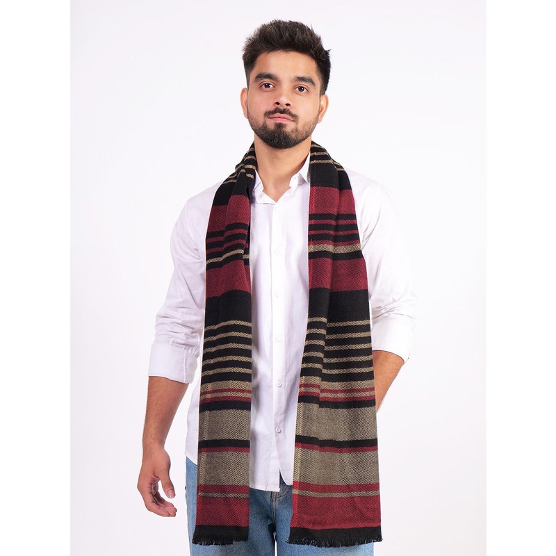 Mast & Harbour Unisex Striped Scarf