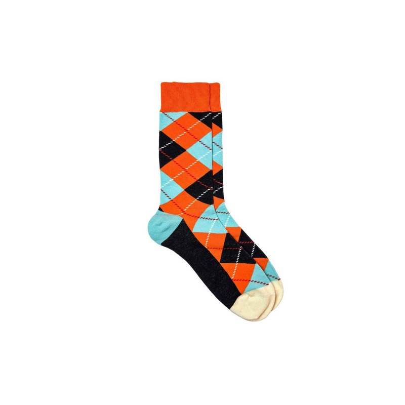 The Tie Hub Men Patterned Calf Length Cotton Socks