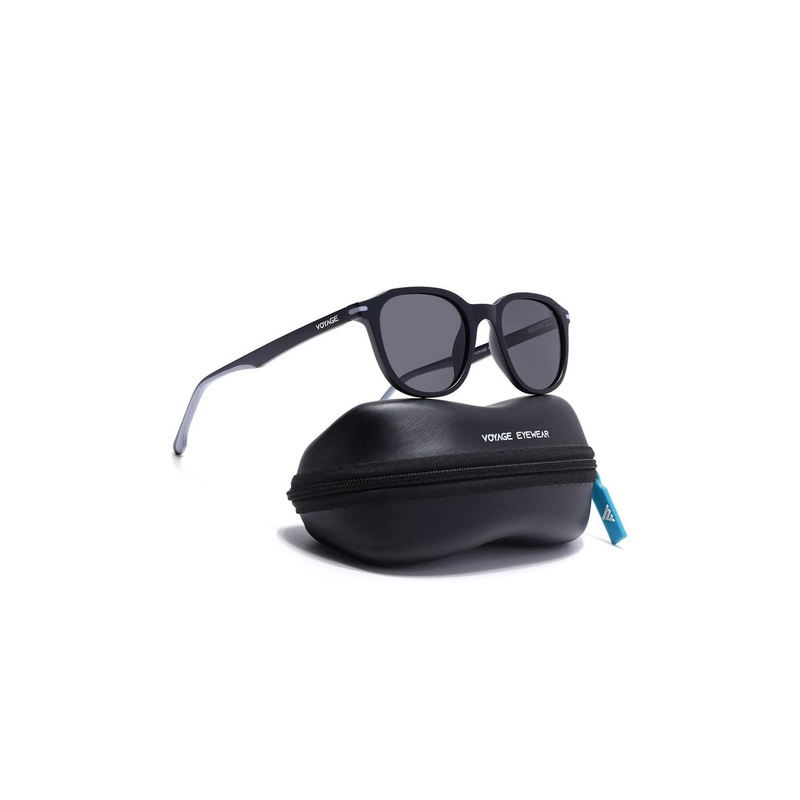 Voyage Unisex Wayfarer Sunglasses With Polarised and UV Protected Lens SV011PMG7399