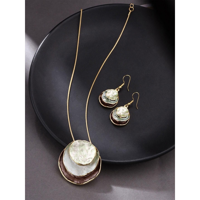 Yellow Chimes Gold-Plated Jewellery Set