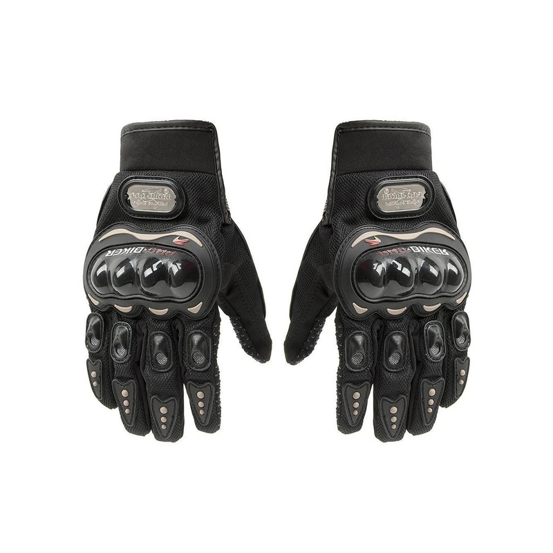 BAESD Men Patterned Riding Gloves