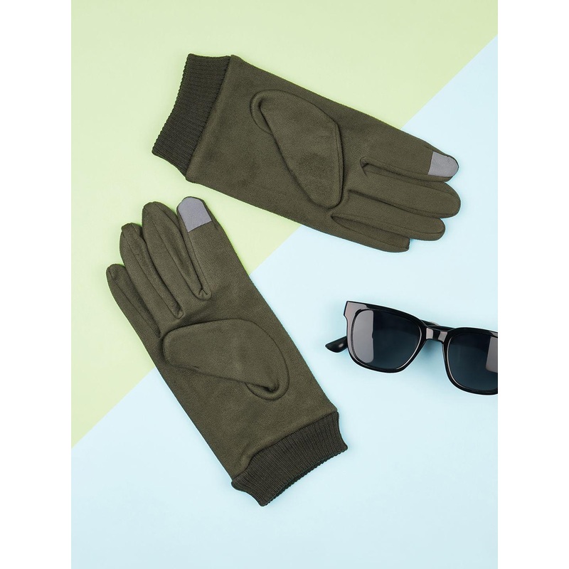 BYFORD by Pantaloons Men Touchscreen Woollen Winter Gloves