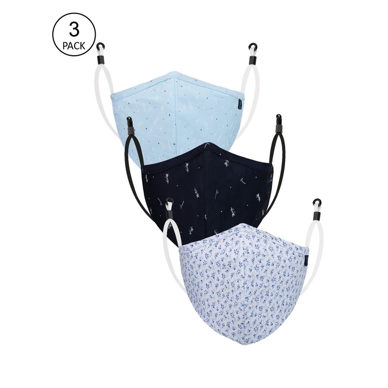 CENWELL Unisex Pack Of 3 6-Ply Reusable 3D Cloth Masks