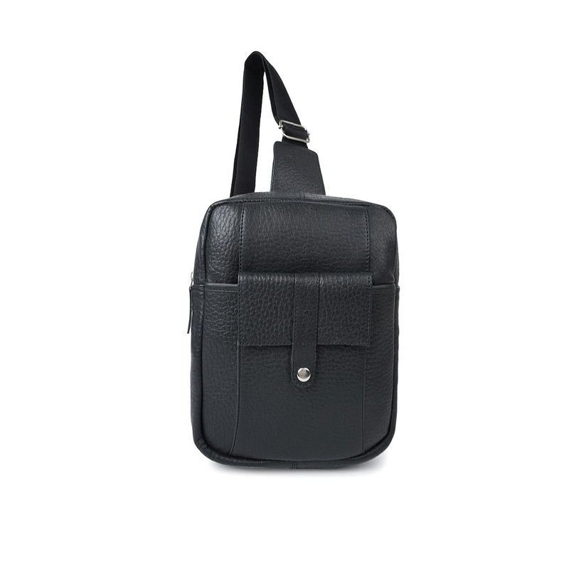 CIMONI Unisex Leather Structured Crossbody Bag