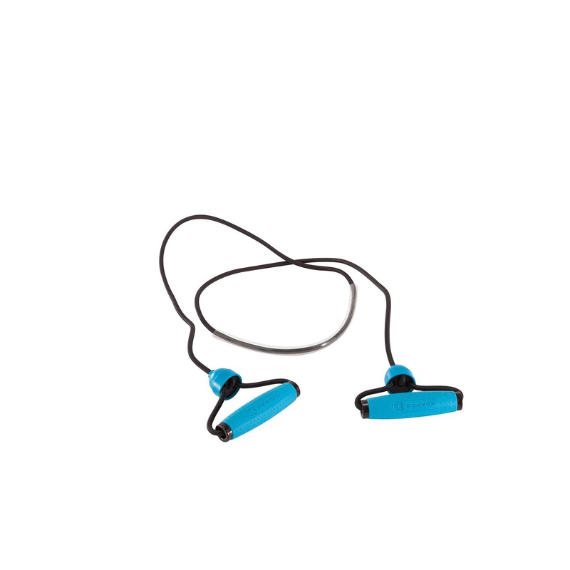 Decathlon Domyos Blue Resistance Band With Handles – Medium Intensity (10Kg)