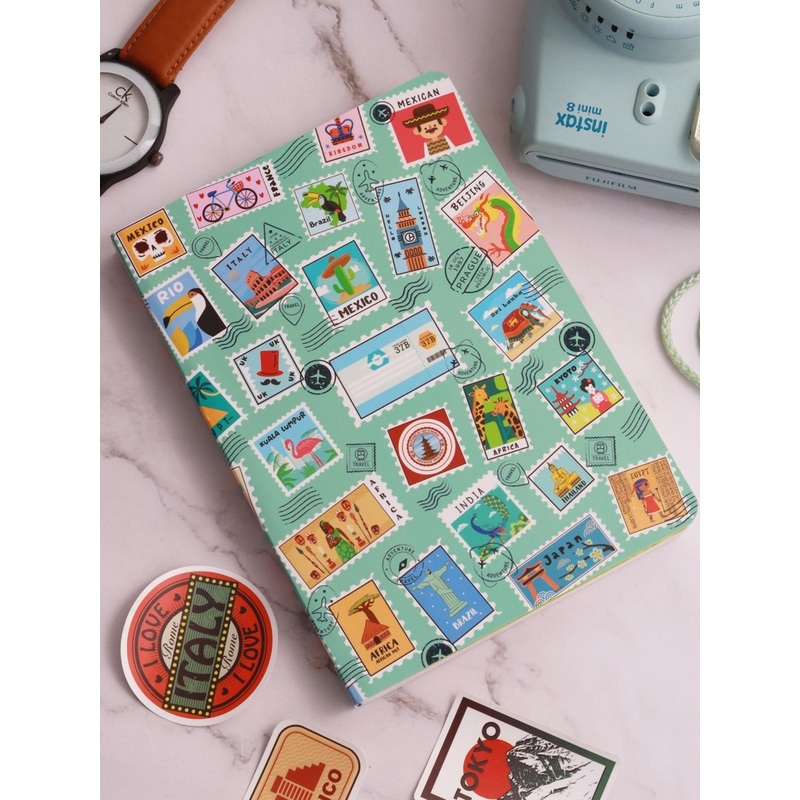 Doodle Undated B6 Travel Planner – Stamped Journeys