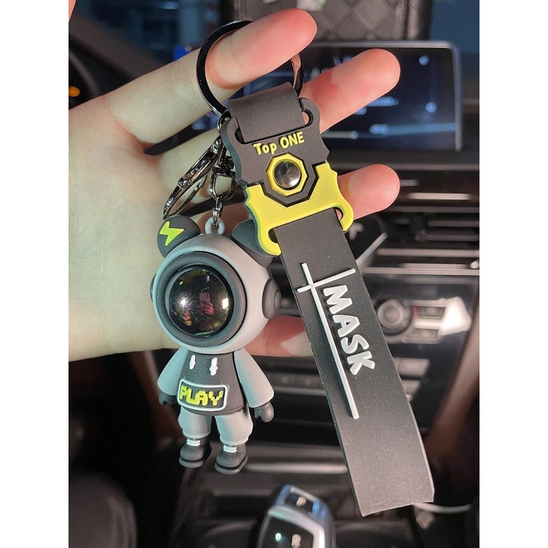 Flenzy 3D Astronaut Printed Key Chain With Belt