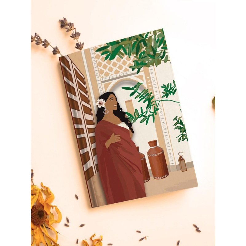 Gathari Printed A5 Unruled Notebook – 200 pages