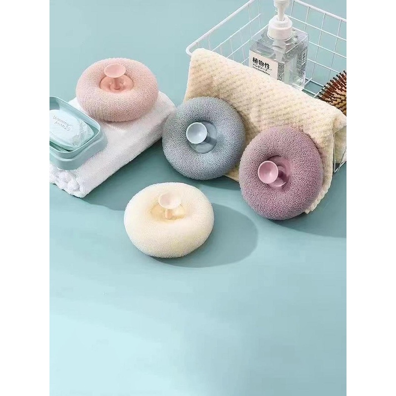 Lichee Exfoliating Sponge Shower Bath Loofah