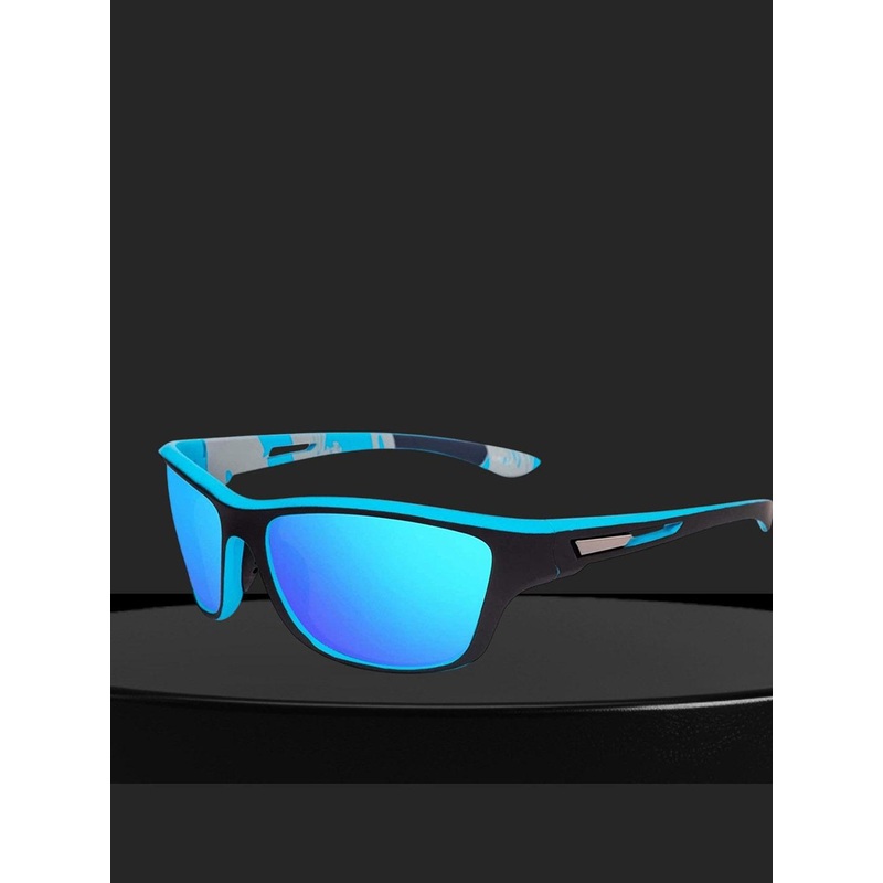 Mast & Harbour Unisex Wayfarer Sunglasses with Polarised and UV Protected Lens 336