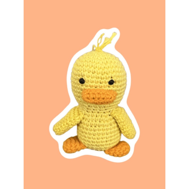 My Yarnery Crochet Cotton Duckling Key Chain
