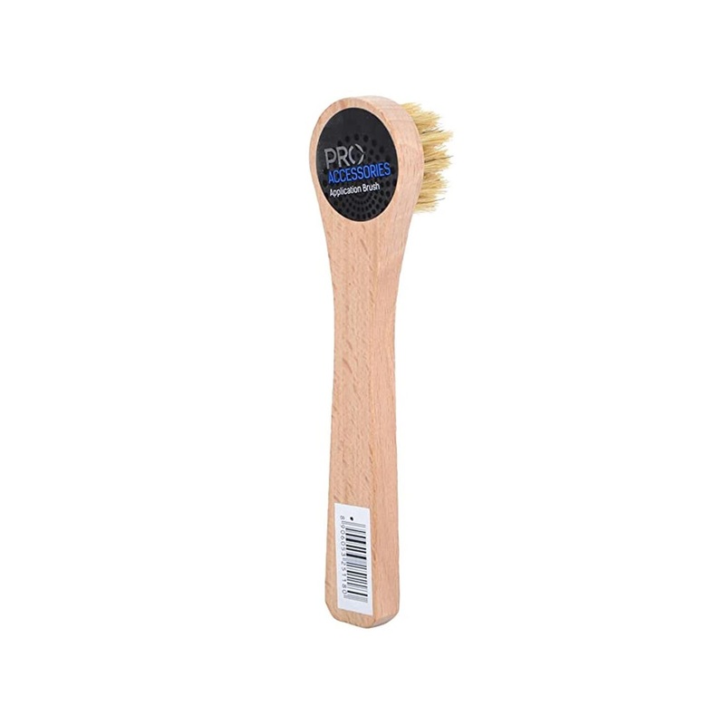 PRO Beige Wooden Application Shoe Brush