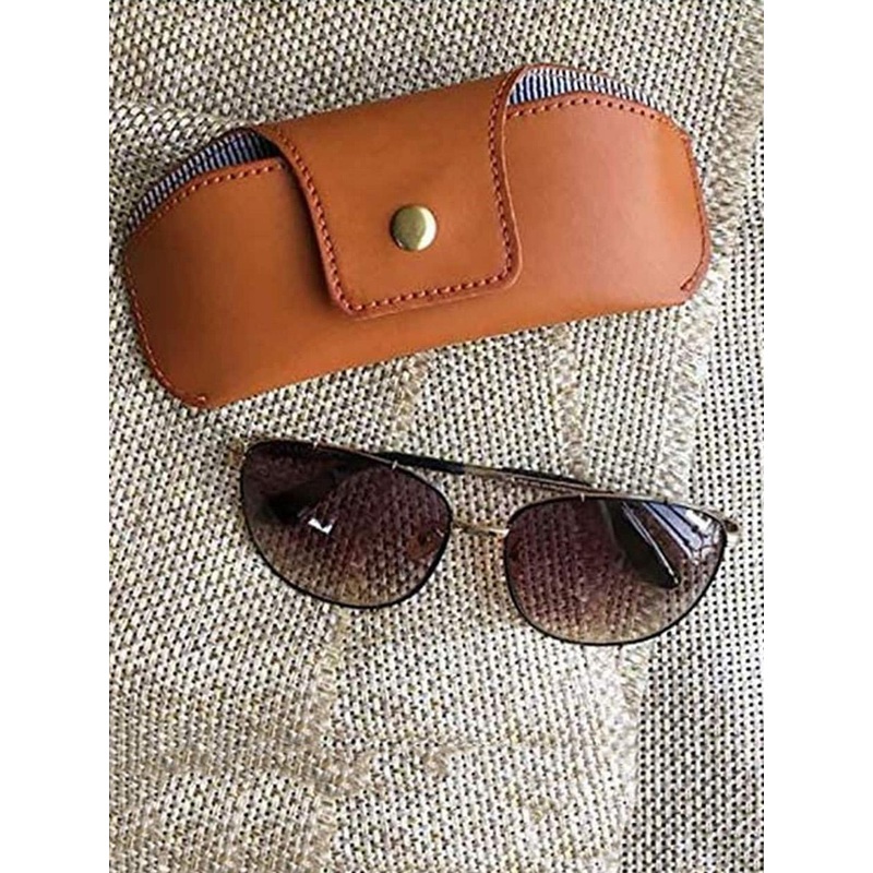 THE MESSY CORNER Unisex Vegan Leather Sunglass Case