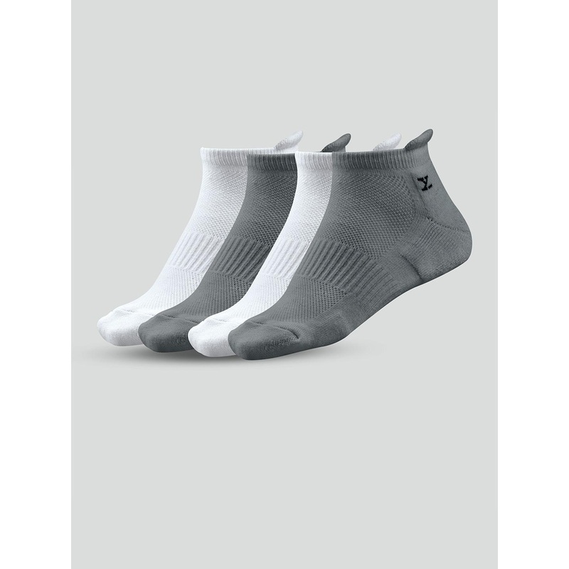 XYXX Men Pack Of 4 Ankle Length Cotton Socks