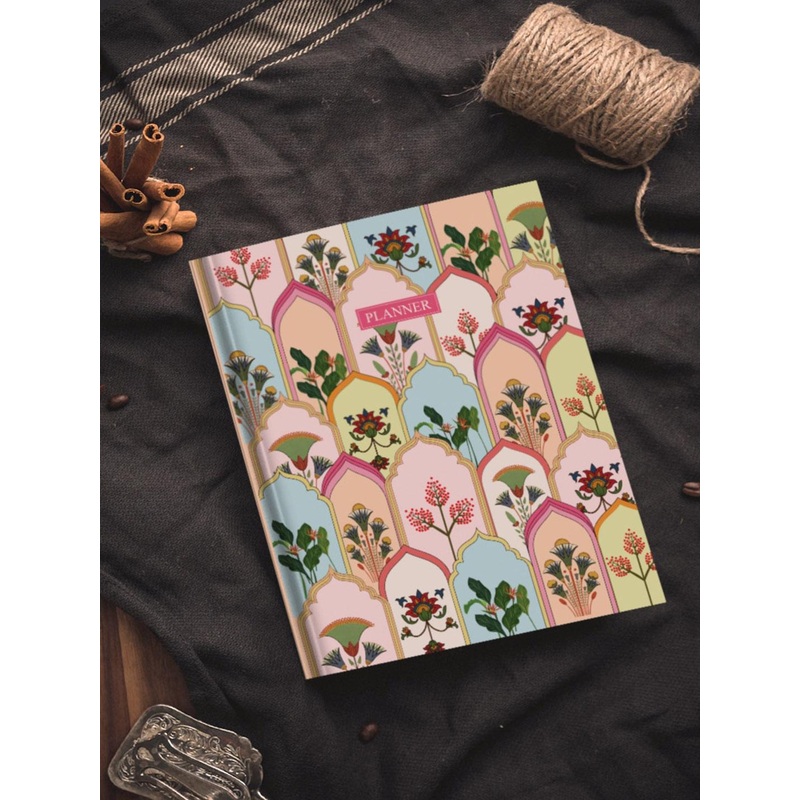Gathari Floral Printed 6 Months Undated Planner