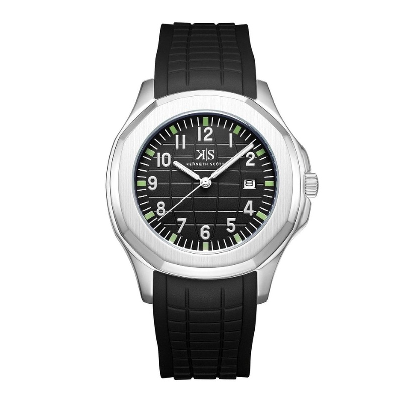 KENNETH SCOTT Men Dial & Straps Analogue Watch K24014-SSBB