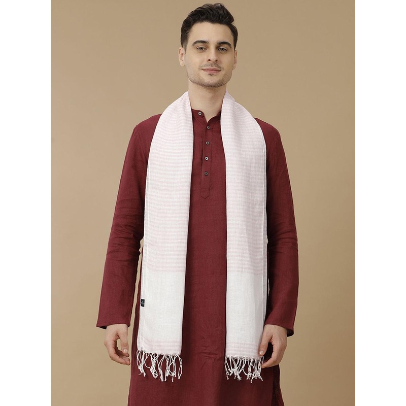 Linen Club Unisex Striped Stole