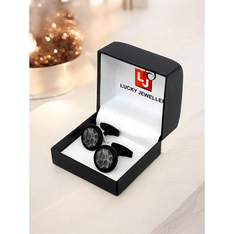 LUCKY JEWELLERY Men Blazer Shirt Sleeve Button Cufflink