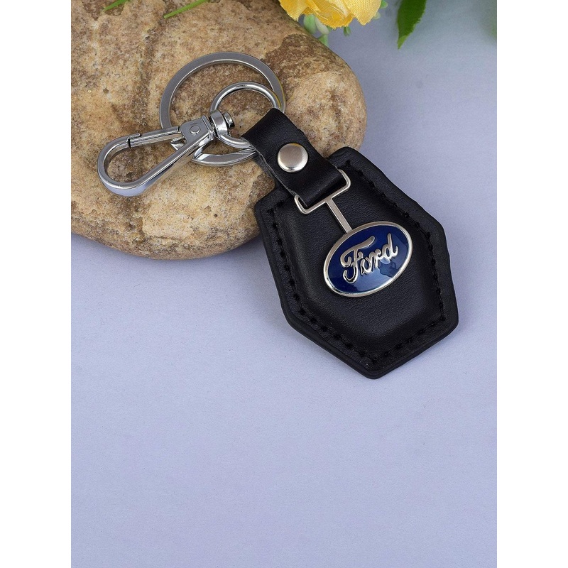 MEMOIR Leather Ford Key chain