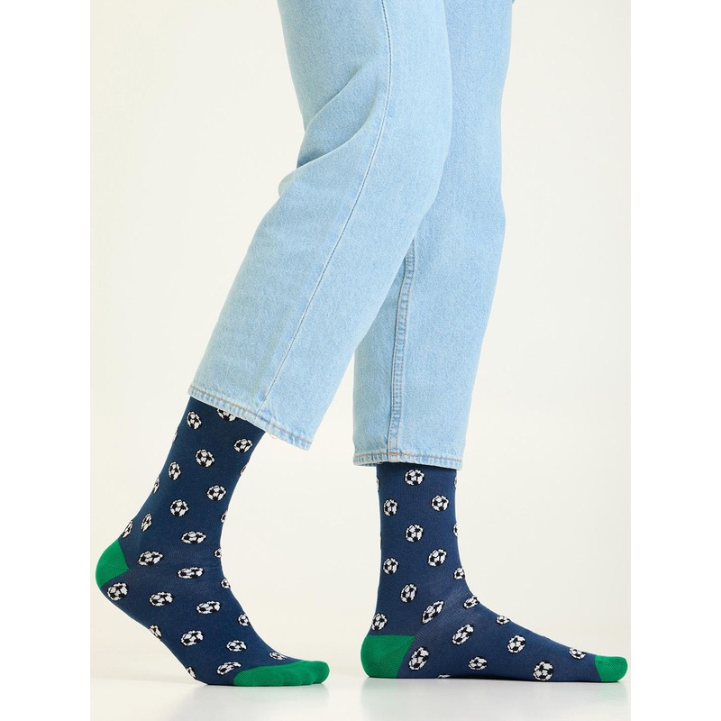 Mint & Oak Men Patterned Calf Length Socks