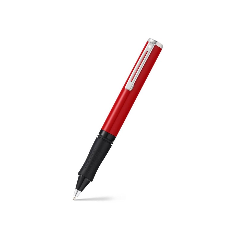 Sheaffer Red Chrome Plated Trim 9207 Pop Ballpoint Pen