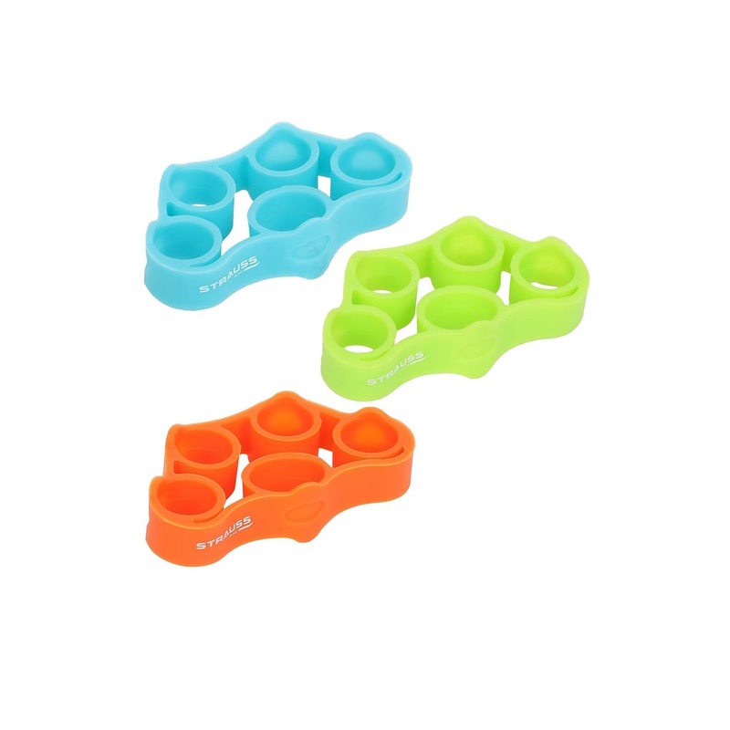 STRAUSS Pack Of 3 Hand Strengthener For Grip Strength