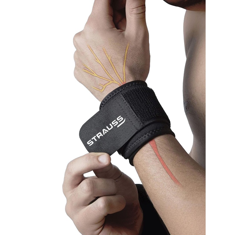 STRAUSS Wrist Support For Gym & Other Sports