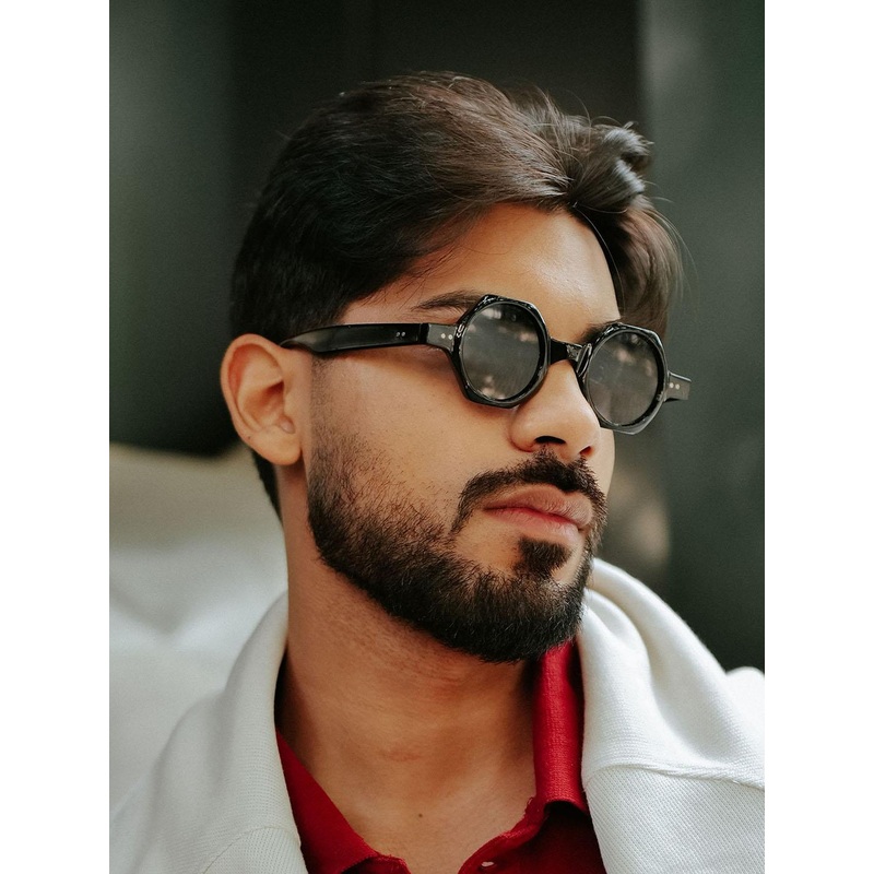 Urban Scissors Unisex Round Sunglasses with UV Protected Lens PRISM-SUN