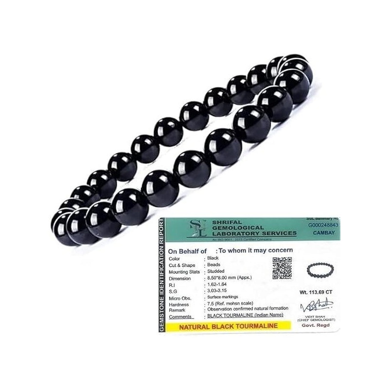 VIBESLE Unisex Tourmaline Bracelet