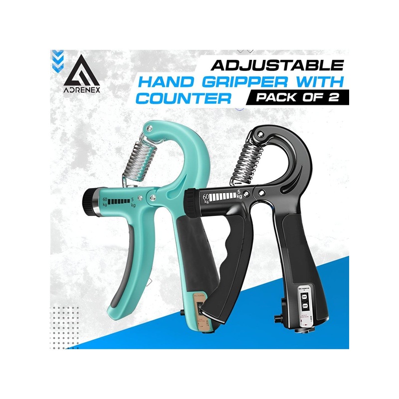 ADRENEX Set Of 2 Hand Gripper With Counter