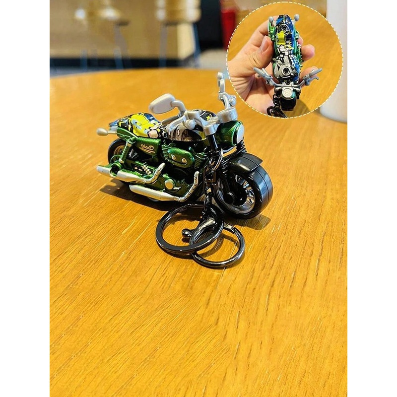 AUGEN Metal Scooter Plane Bike Key Chain