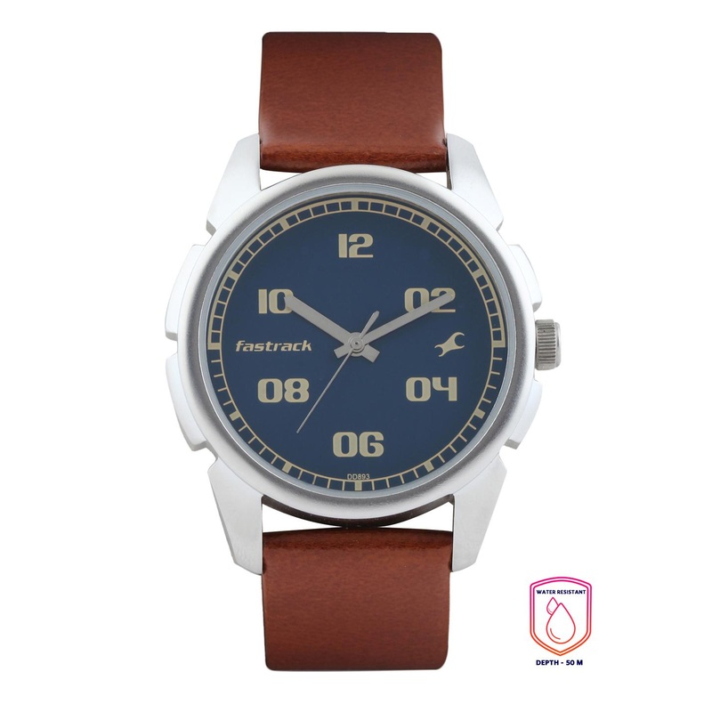 Fastrack Men Blue Dial Watch 3124SL02