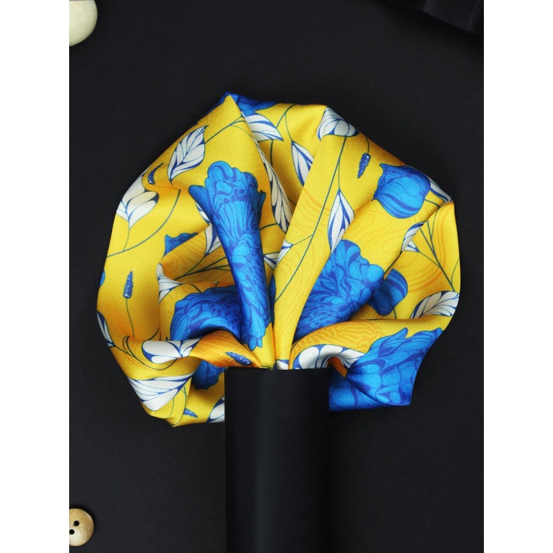House of Pataudi Bloom & Grace Printed Pocket Squares