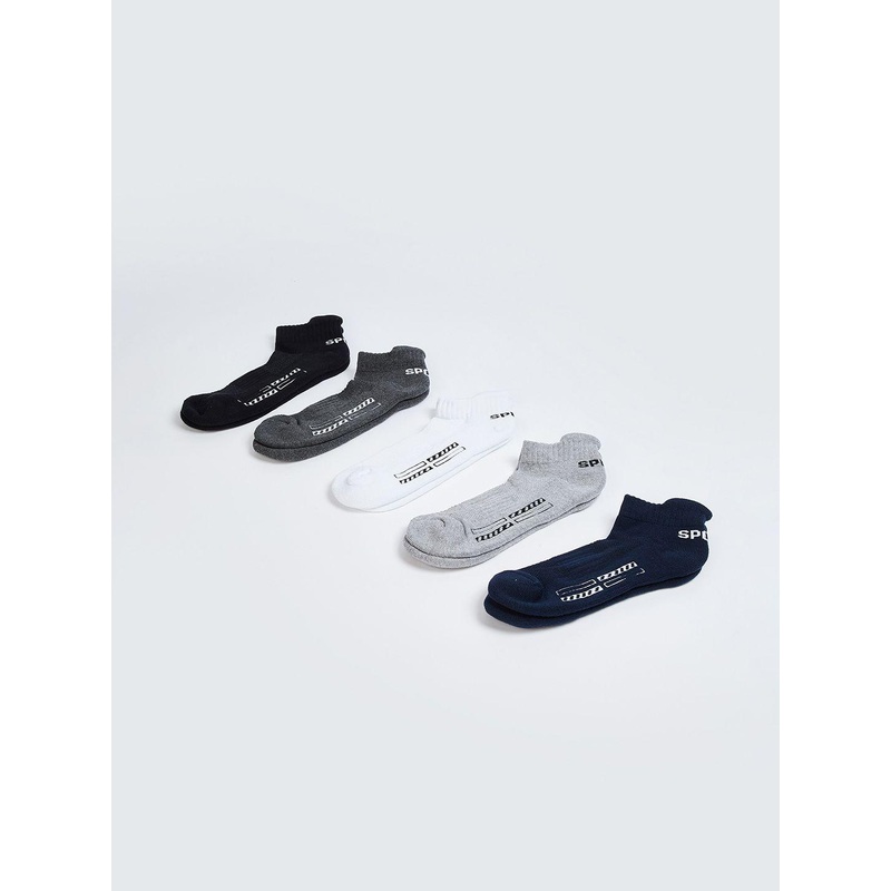 Max Men Pack of 5 Printed Ankle Length Socks