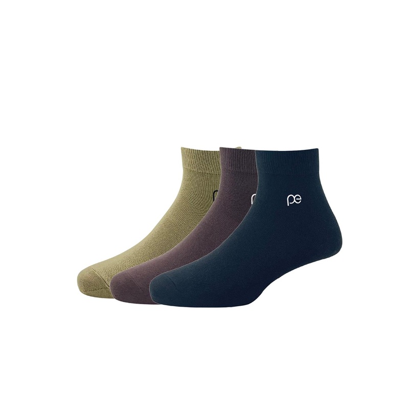 Peter England Men Pack Of 3 Solid Above Ankle Socks