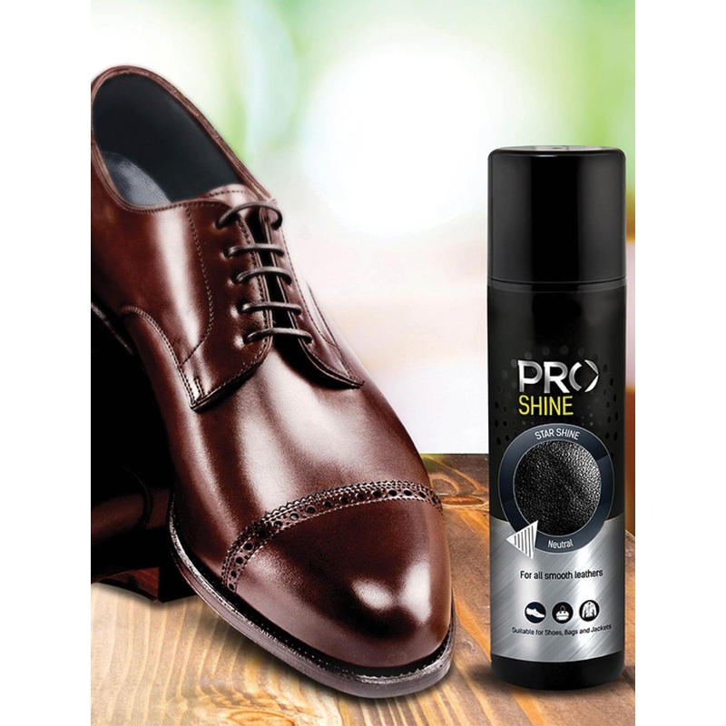 PRO Neutral Leather Shoes Self Shine Liquid Polish 75 ml