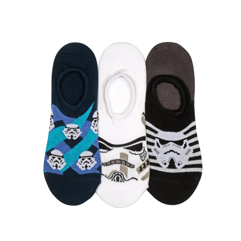Supersox Men Pack of 3 Disney Star Wars Patterned Shoe Liners