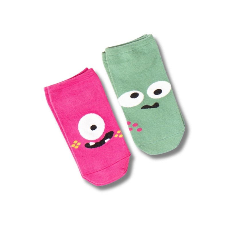 Thela Gaadi Unisex Pack Of 2 Printed Low Cut Ankle -Length Socks