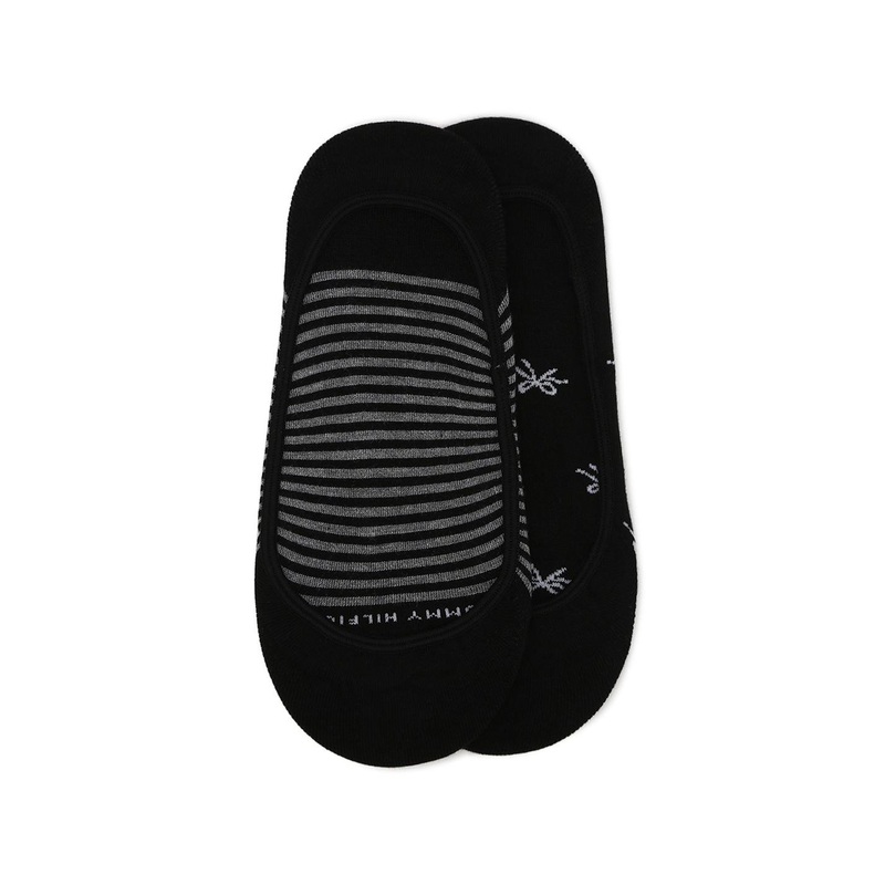 Tommy Hilfiger Men Pack Of 2 Patterned Shoe Liner Socks