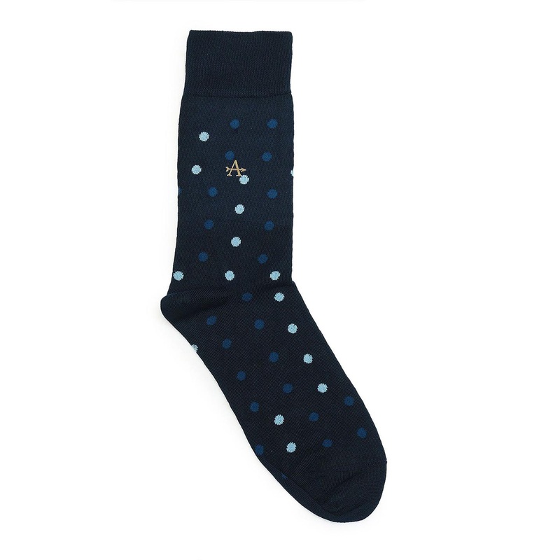Arrow Men Patterned Cotton Calf Length Socks