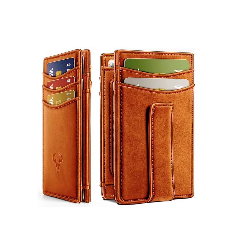 CONTACTS Men Leather Card Holder
