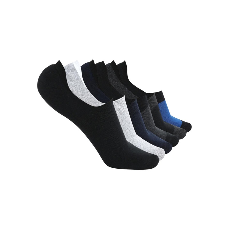 CRUSSET Men Pack Of 6 Assorted Shoeliners