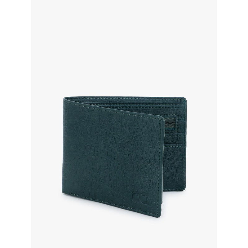 Dezire Crafts Men Green Textured Two Fold Wallet