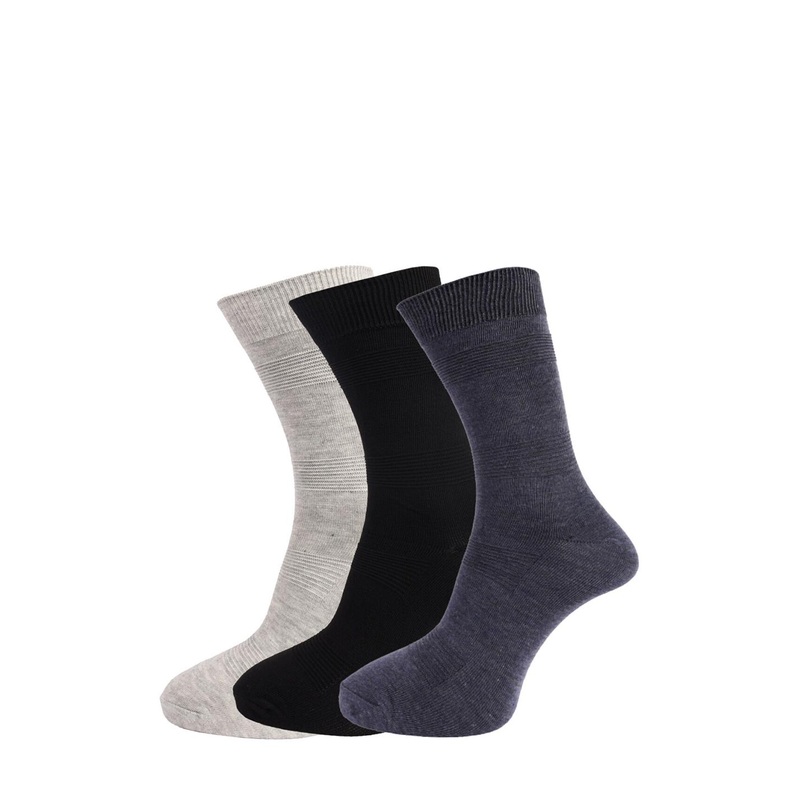 Dollar Socks Men Set of 3 Assorted Full Length Socks