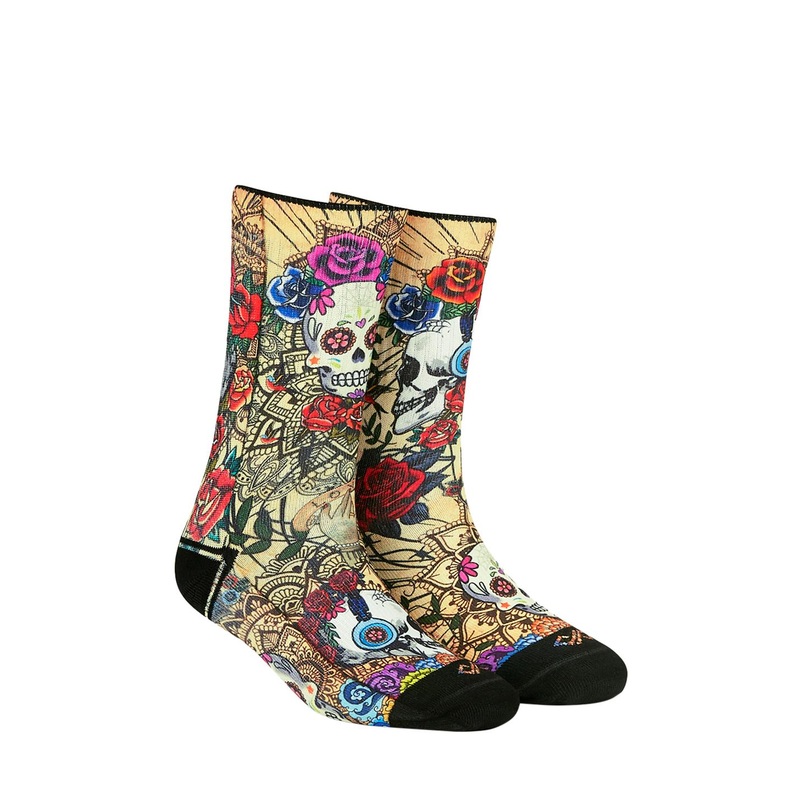 Dynamocks Unisex Multicoloured Patterned Calf-Length Socks