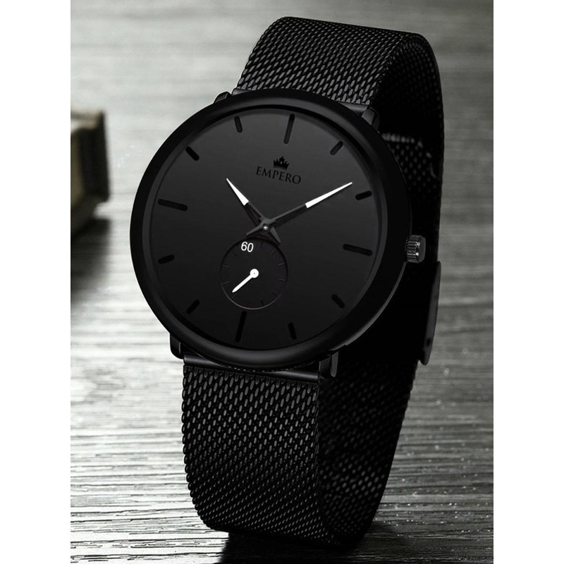 EMPERO Men Chronograph Watch EAB303 Full Black