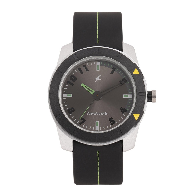 Fastrack Men Charcoal Grey Analogue Watch NK3015AL02_OR2