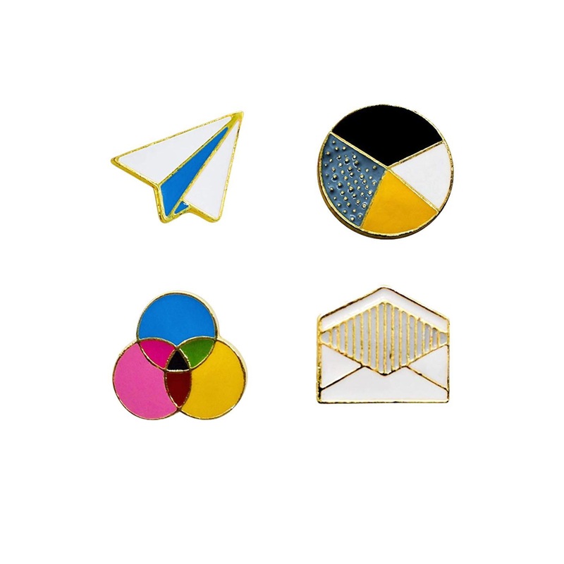 FURE Multicoloured Plated Alloy Lapel Pin Brooch